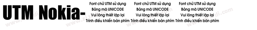 UTM Nokia字体转换